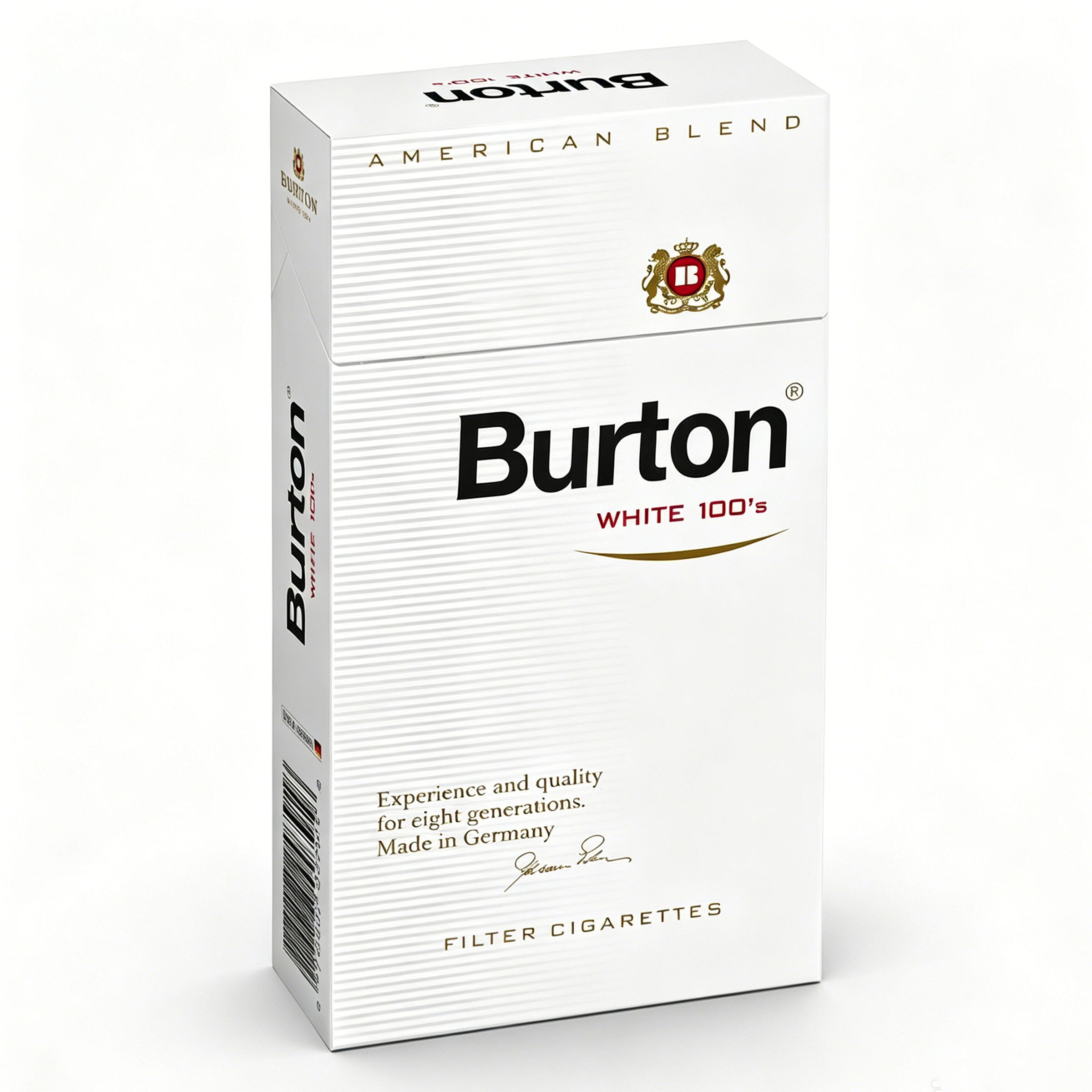 Burton White king size 100’S